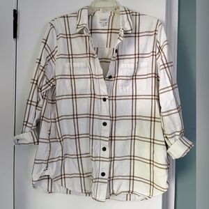 J.Crew Boyfriend Flannel Shirt Jacket